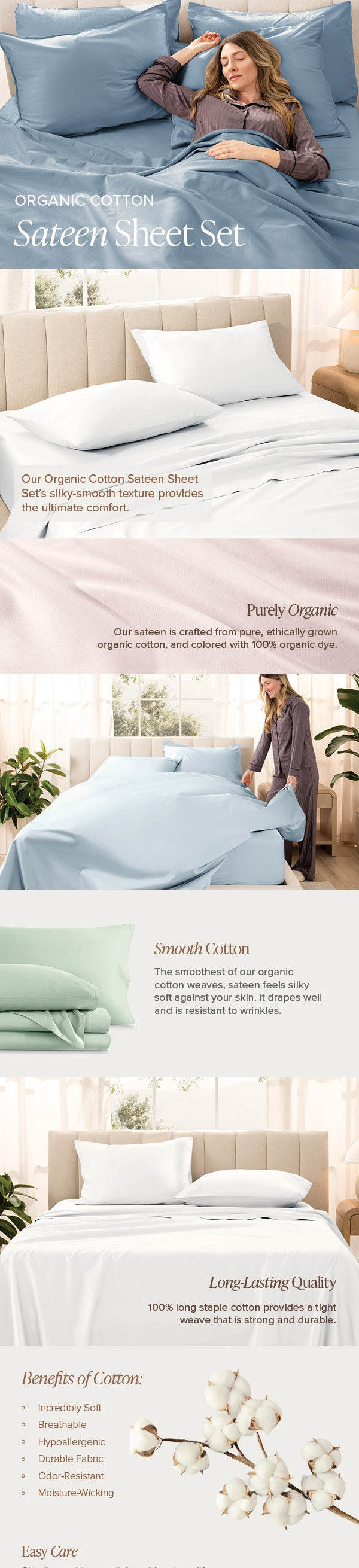 Sateen Sheet Set Mobile EBC