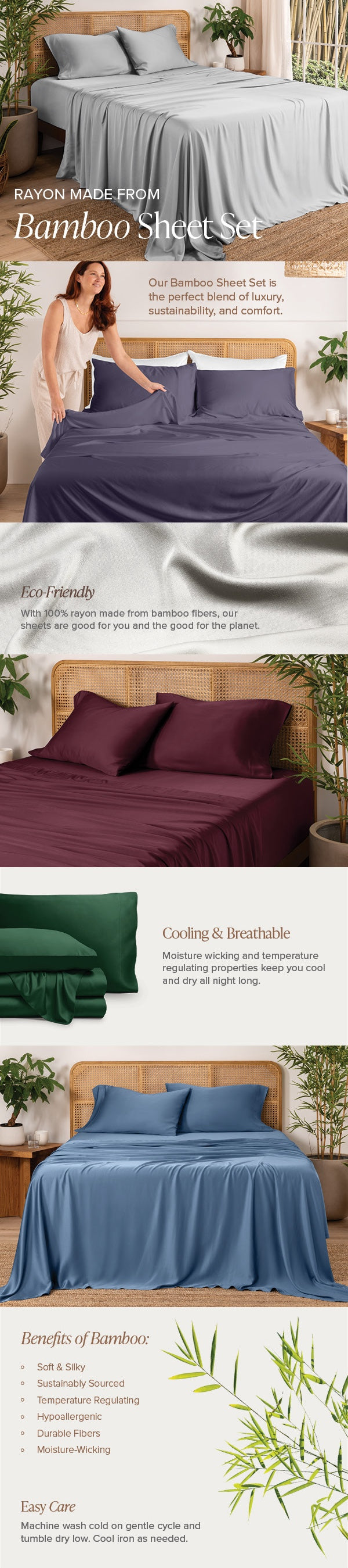 Rayon Bamboo Sheets Mobile EBC
