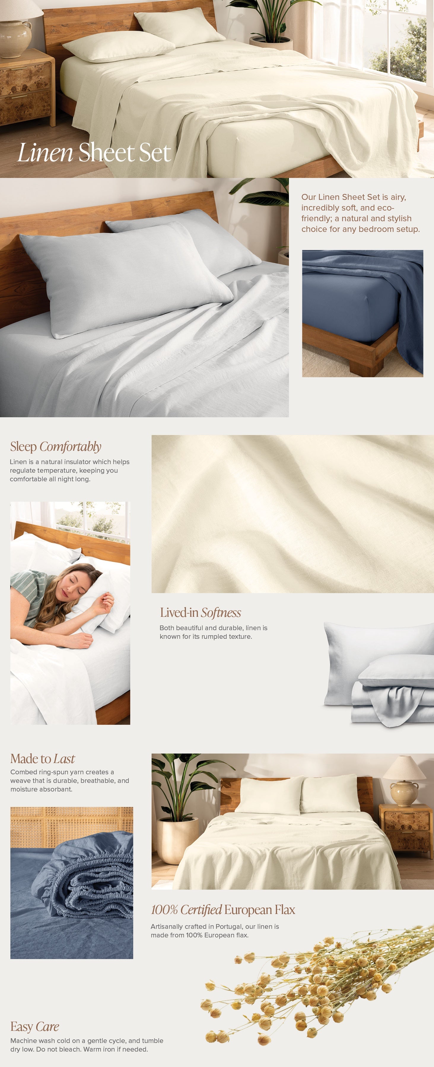 Linen Sheets EBC