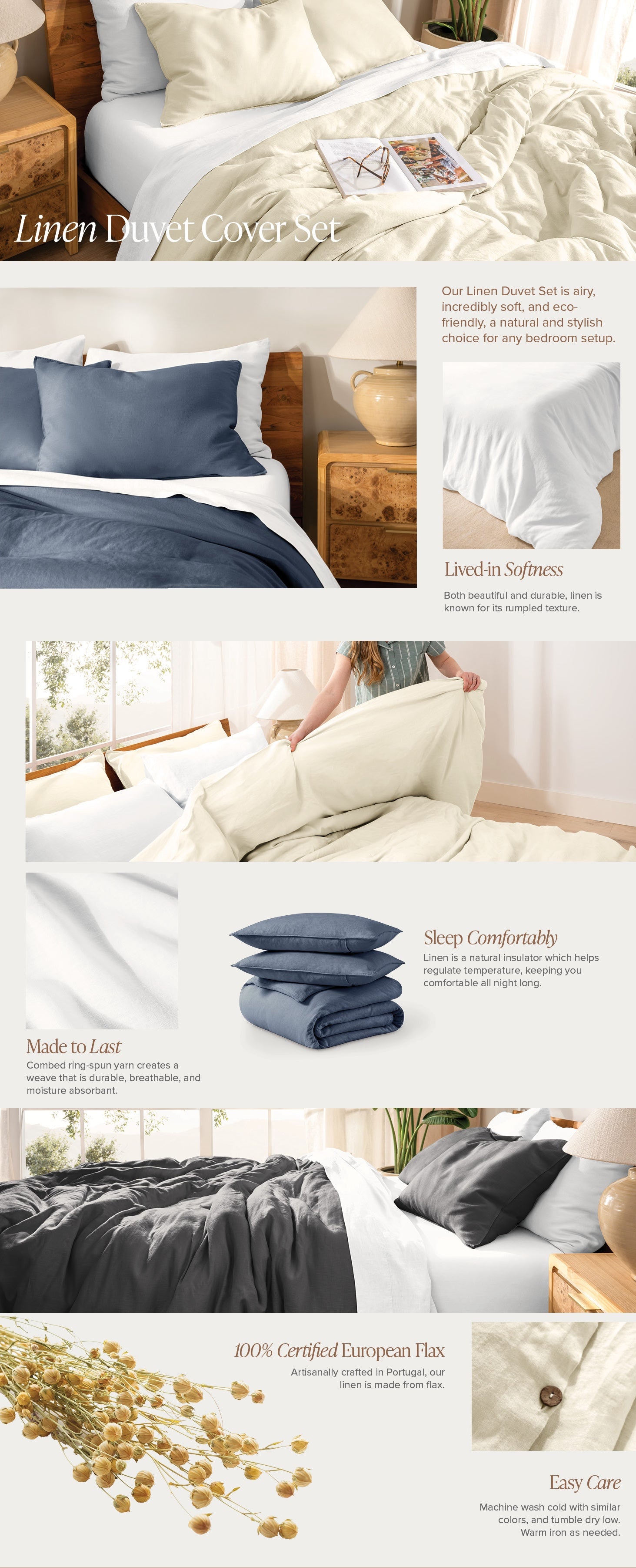 Linen Duvet EBC