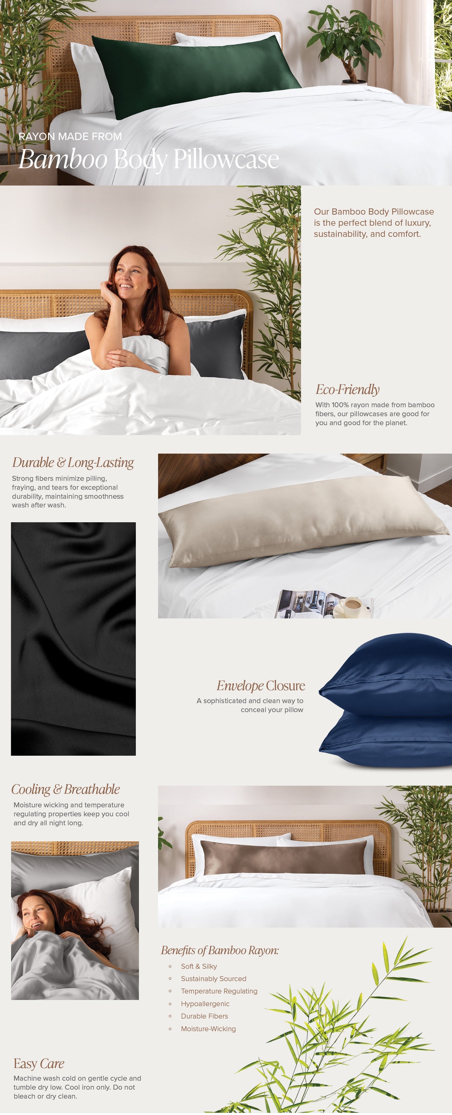 Bamboo Body Pillowcase - EBC Desktop
