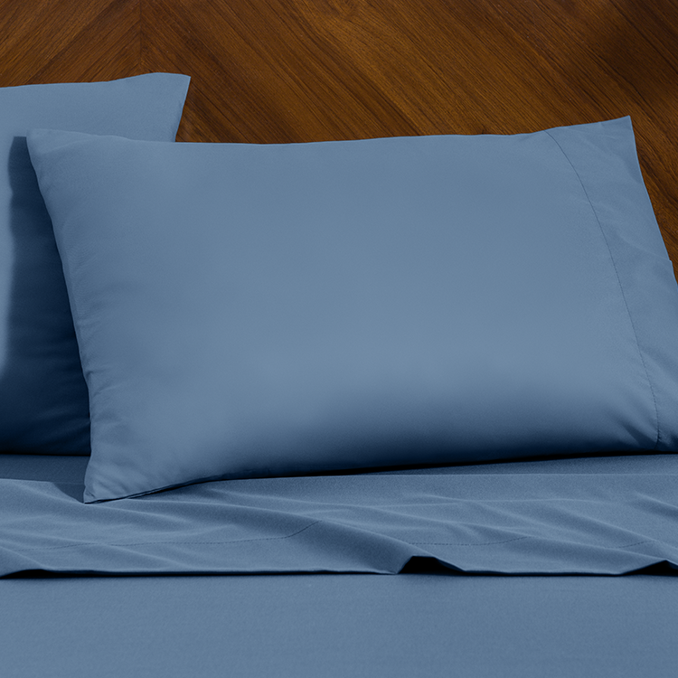 Pillows with blue Ultra Soft Envelope Pillowcase Set