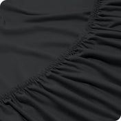 Close up of a fully elasticized fitted sheet