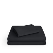 Microfiber stretch sheet set folded