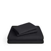 Microfiber stretch sheet set folded