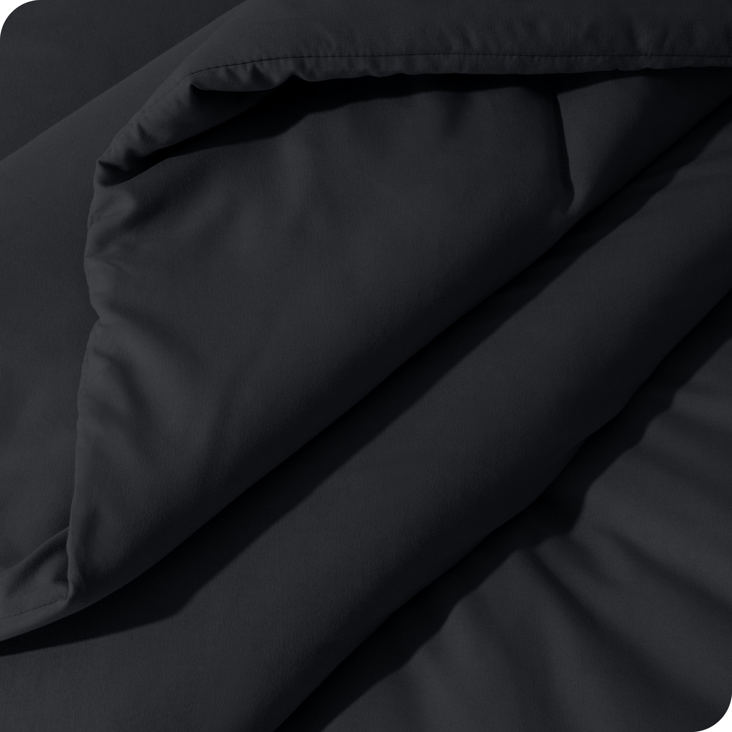 Close up of the track stitch comforter set