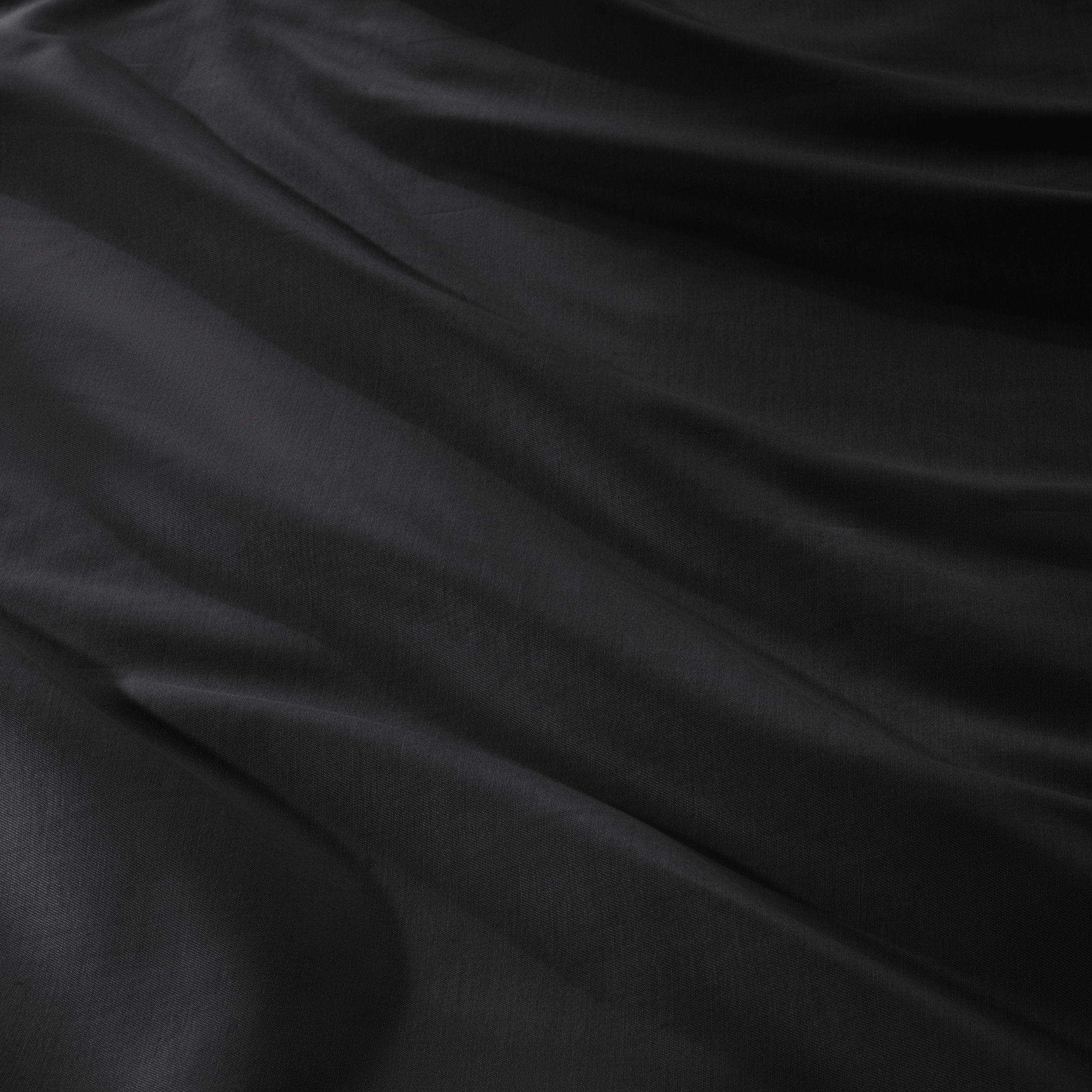Close up of the sateen fitted sheet material