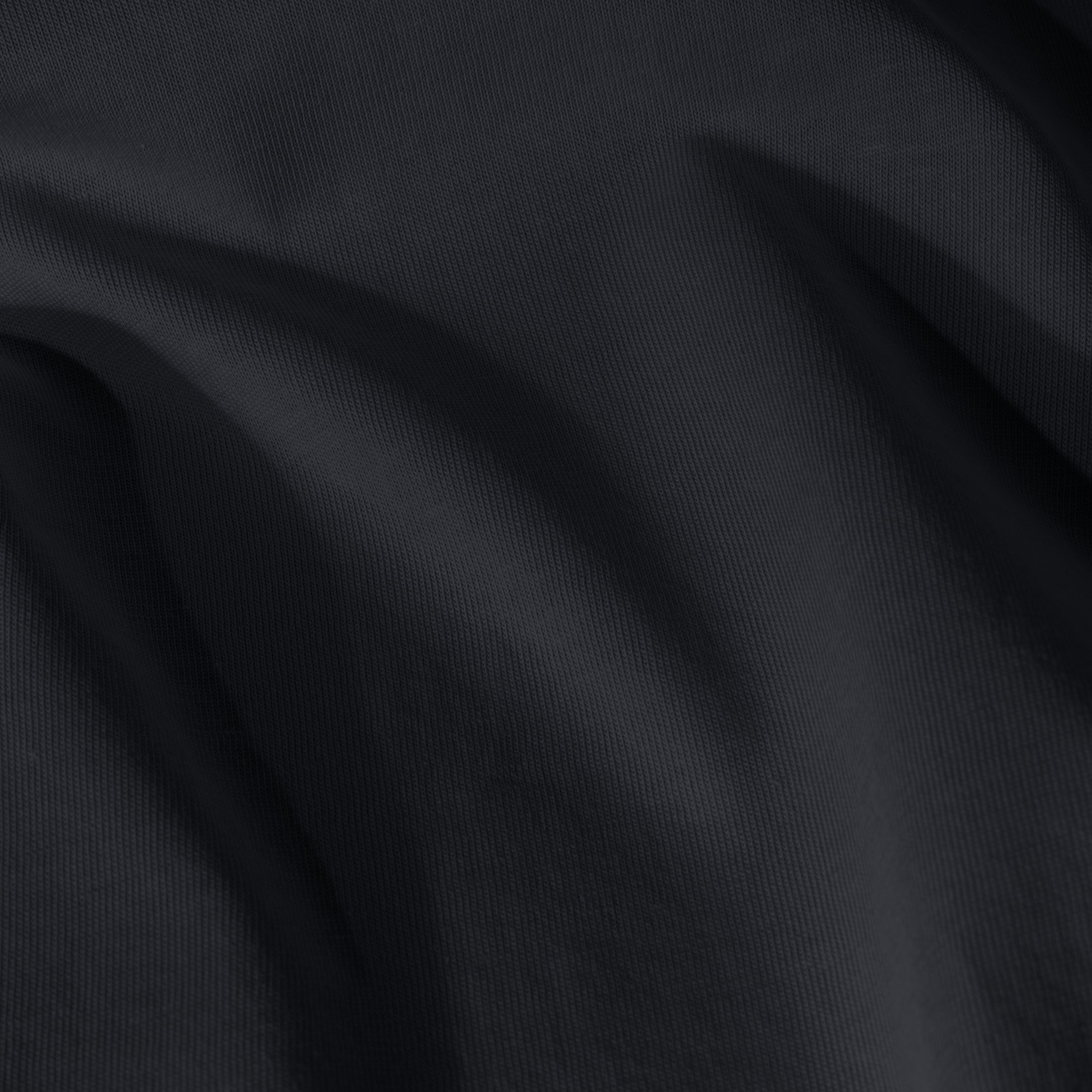 Close-up of jersey fabric with folds