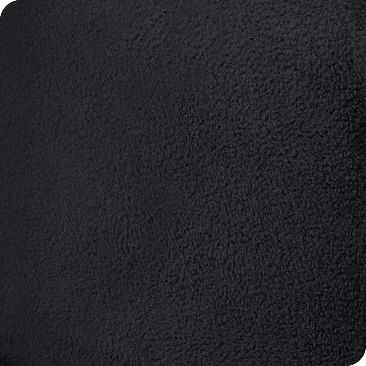 Polar Fleece Fitted Sheet - Black - Bare Home