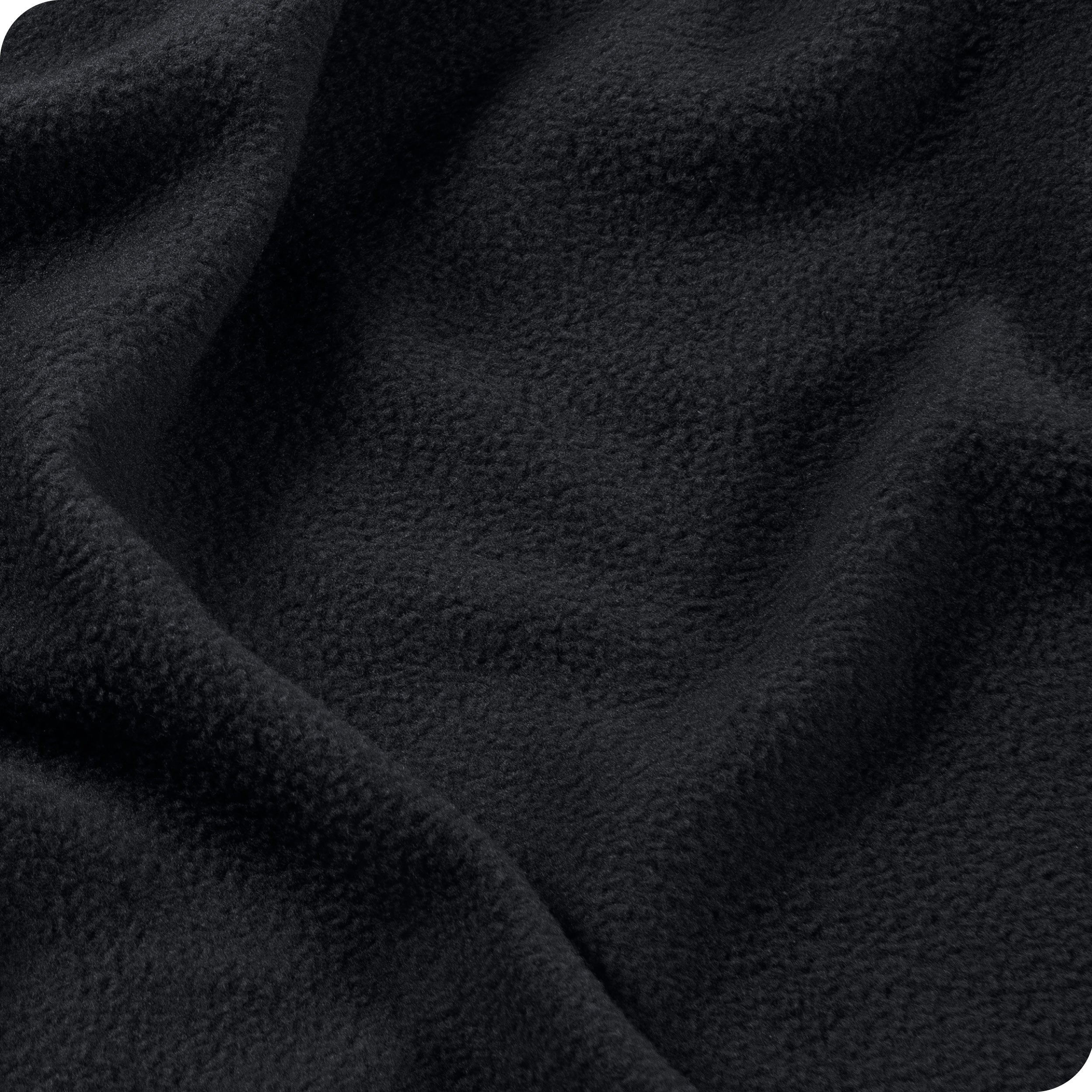 Close-up of polar fleece sheet set fabric