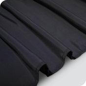 Close up of a polyester bed skirt