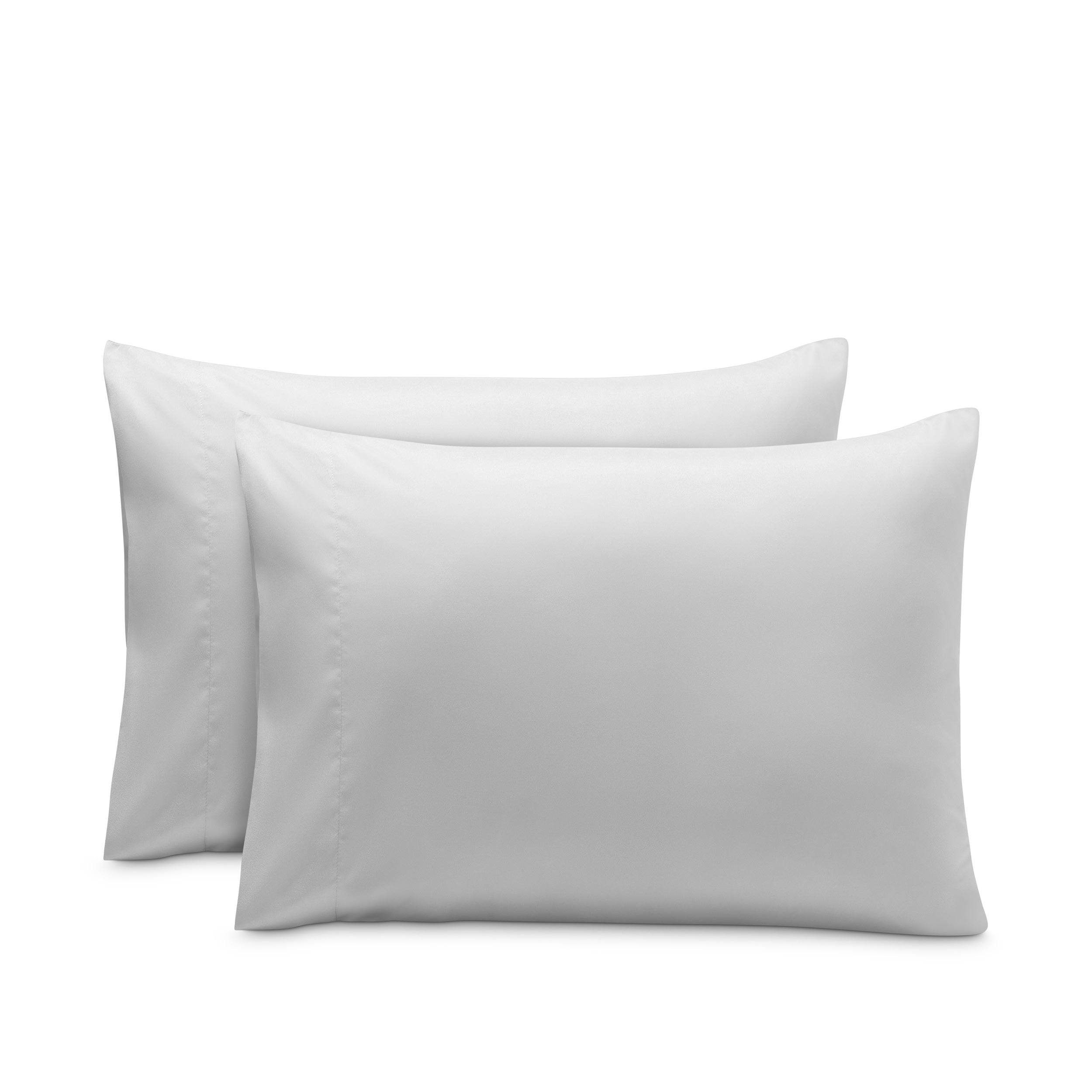 2 pillowcases on pillows