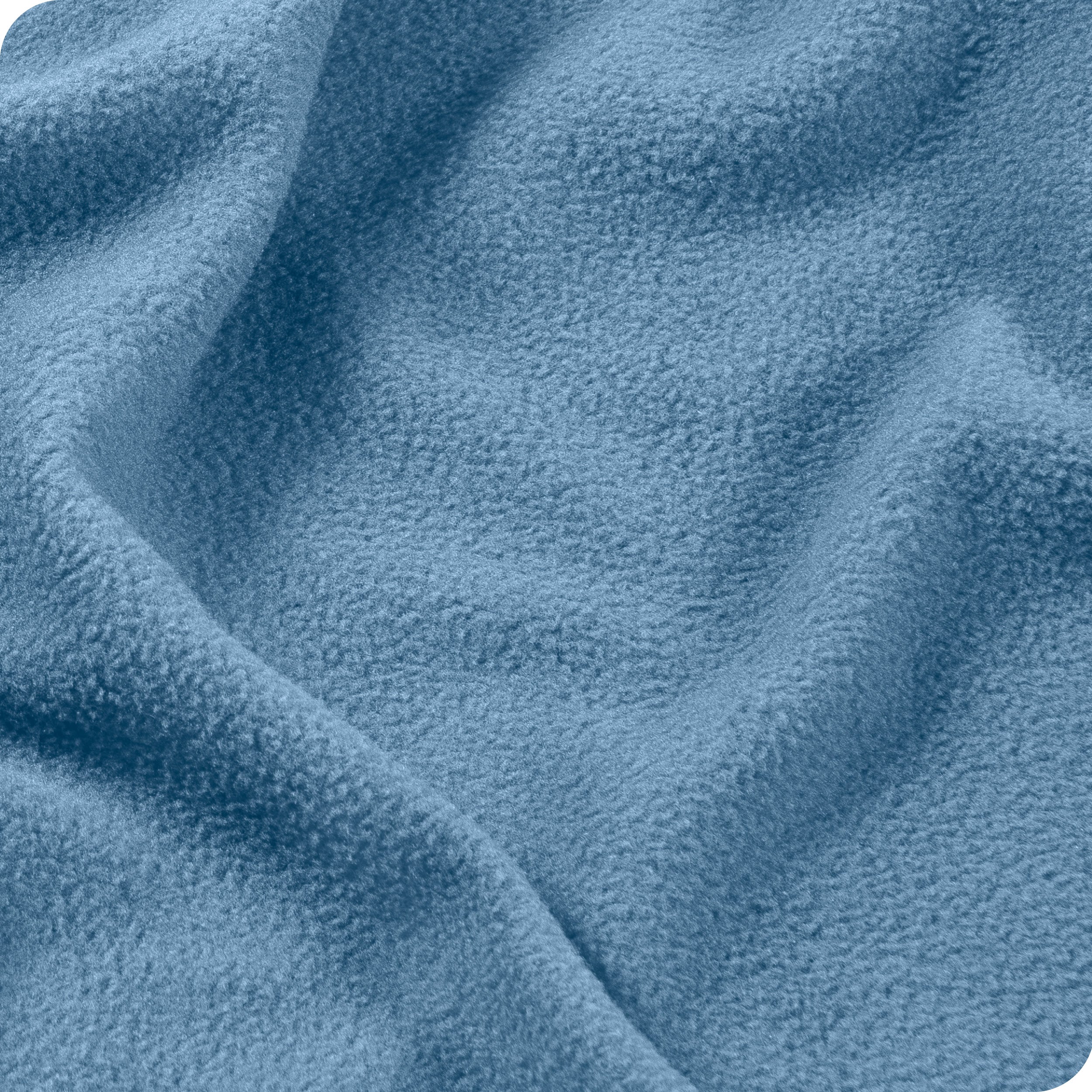 Close-up of polar fleece sheet set fabric