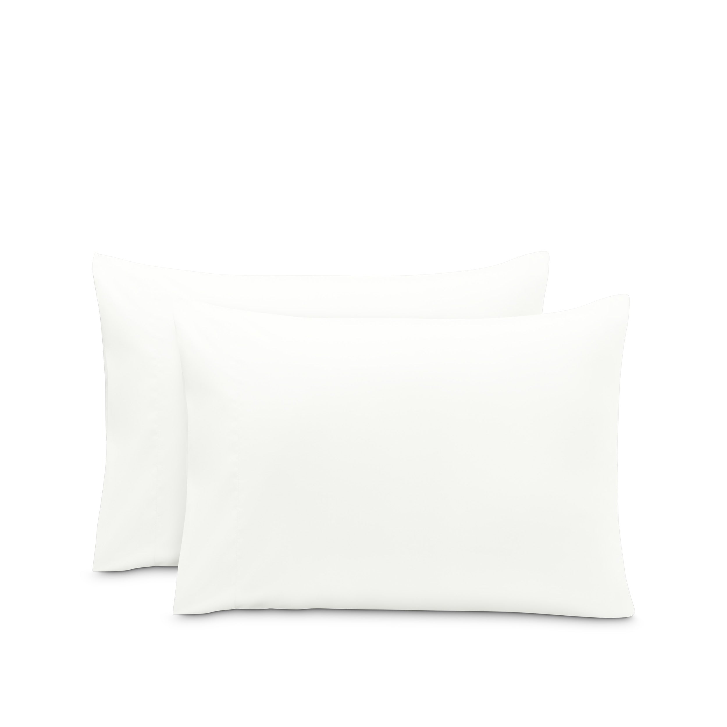 2 pillowcases on pillows