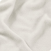 Close-up of polar fleece sheet set fabric