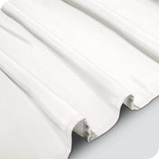 Close up of a polyester bed skirt
