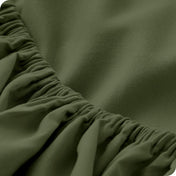 Close-up of a fitted sheet