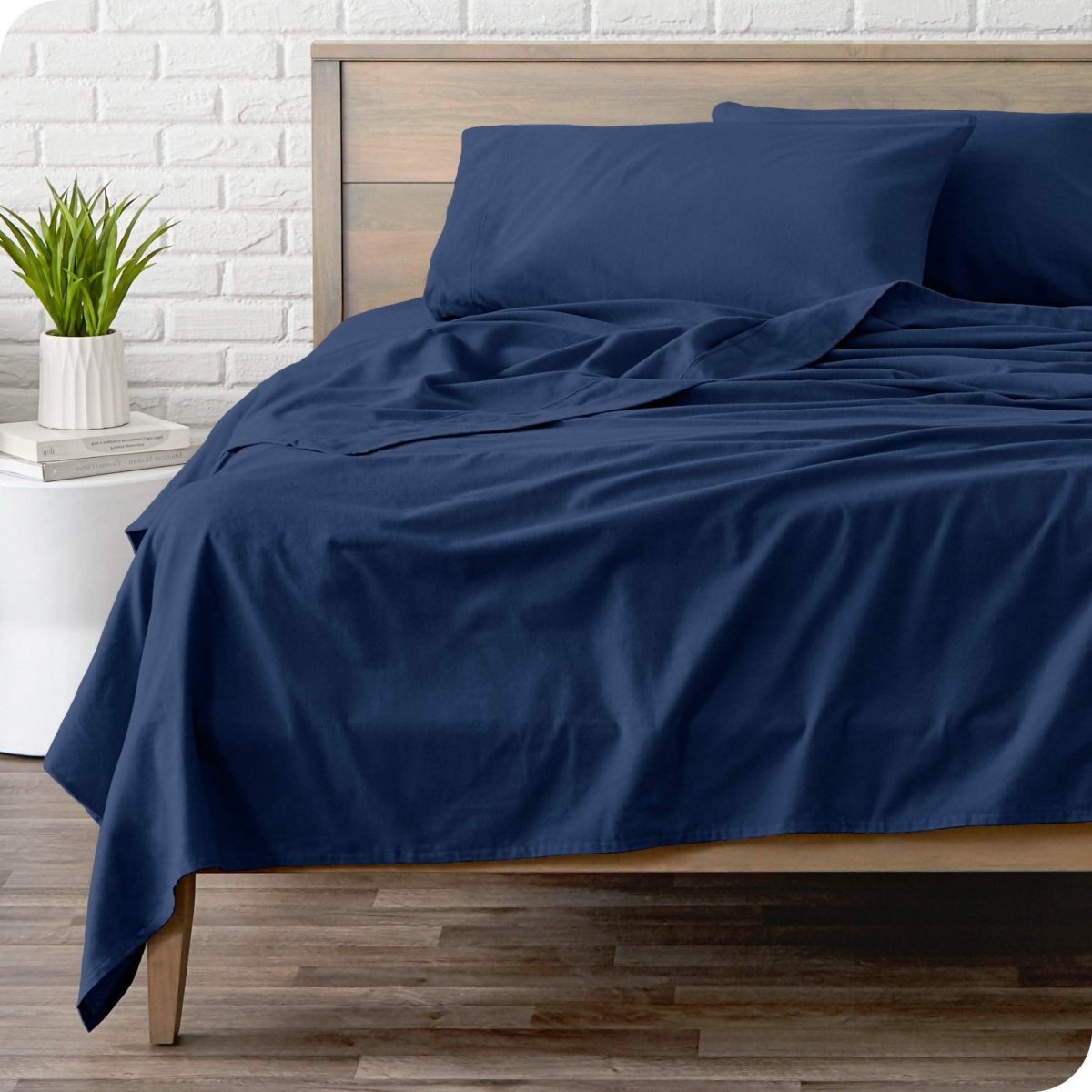 Bare Home Cotton Flannel Sheet Set Full XL Bare Home
