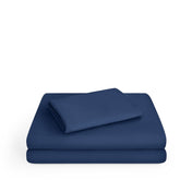 Microfiber stretch sheet set folded