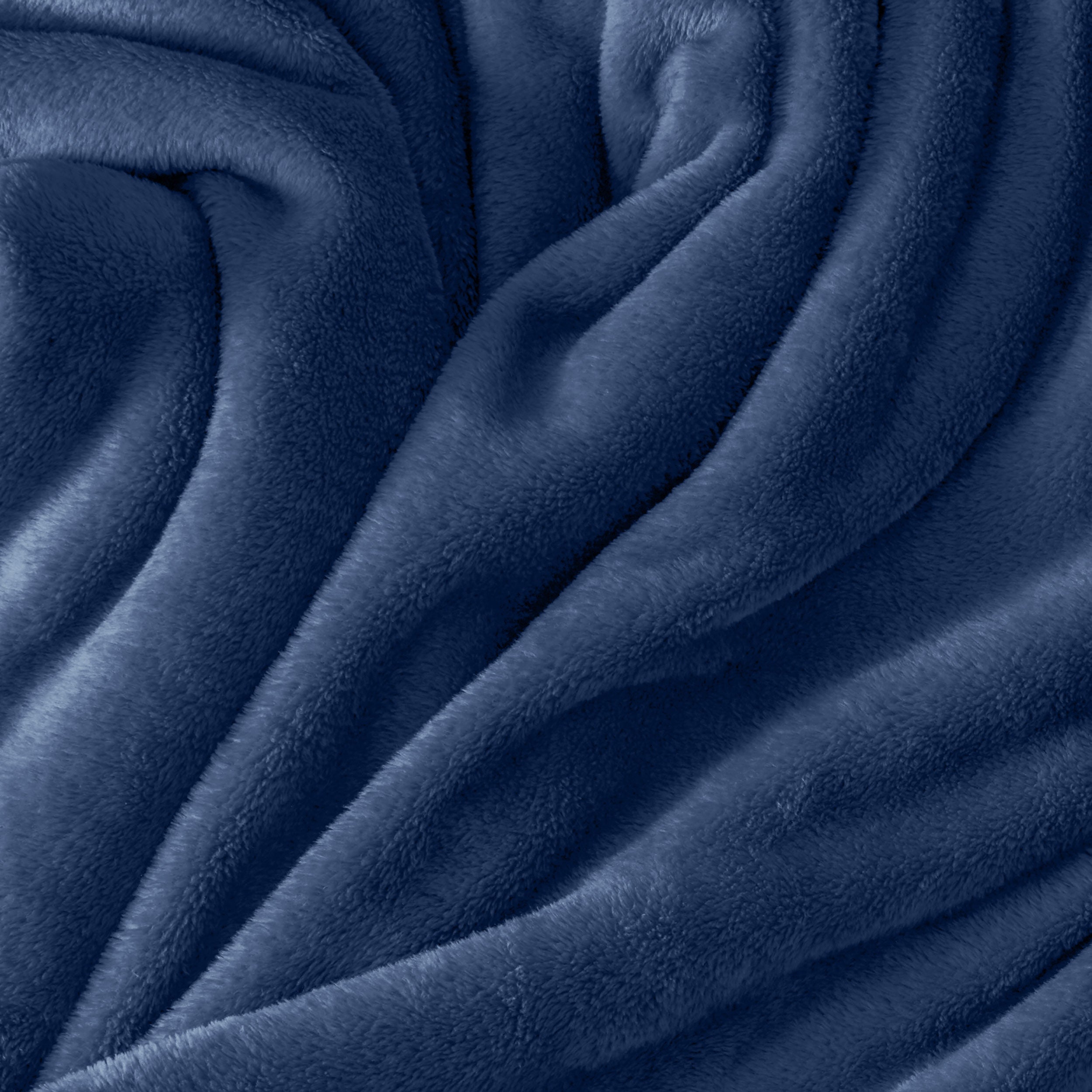 Close up of the soft textured microplush blanket