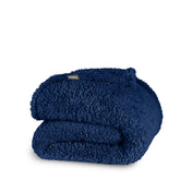 Double sided sherpa blanket folded