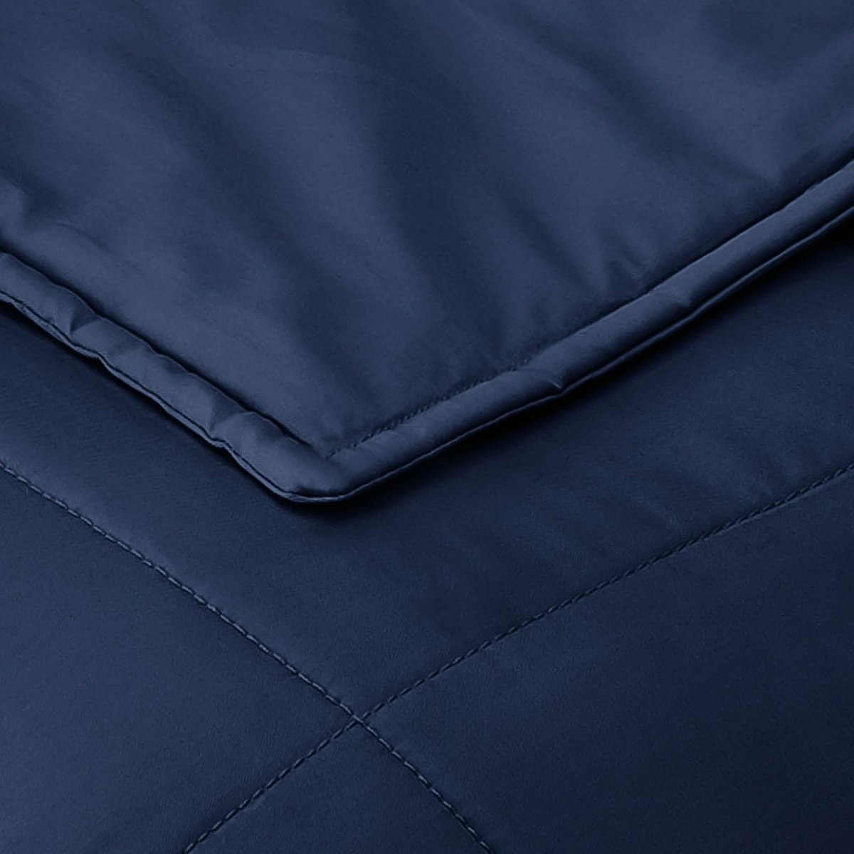 Close-up of a cotton weighted blanket