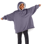 A youth wearable blanket on a child