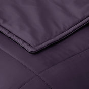 Close-up of a cotton weighted blanket