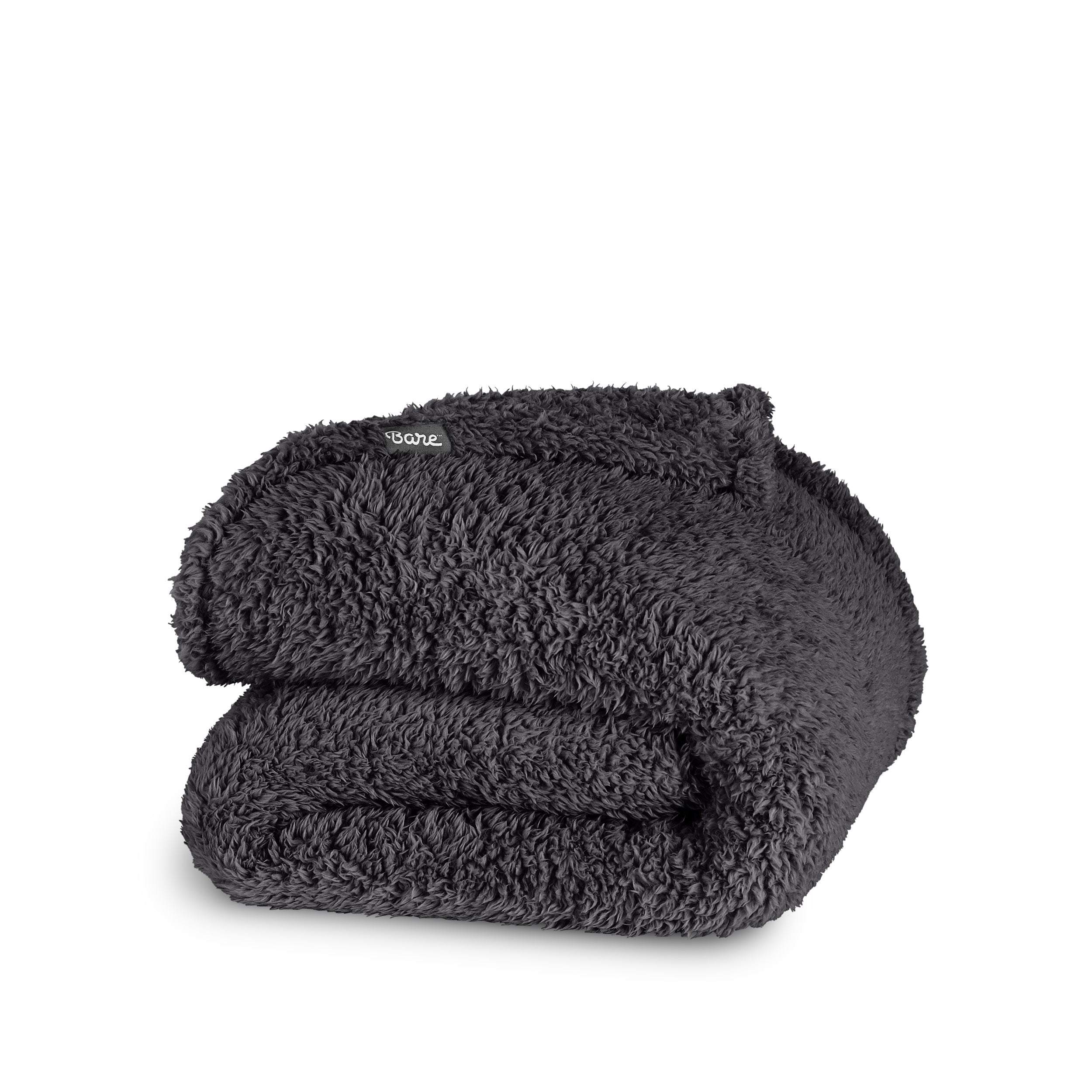 Double sided sherpa blanket folded