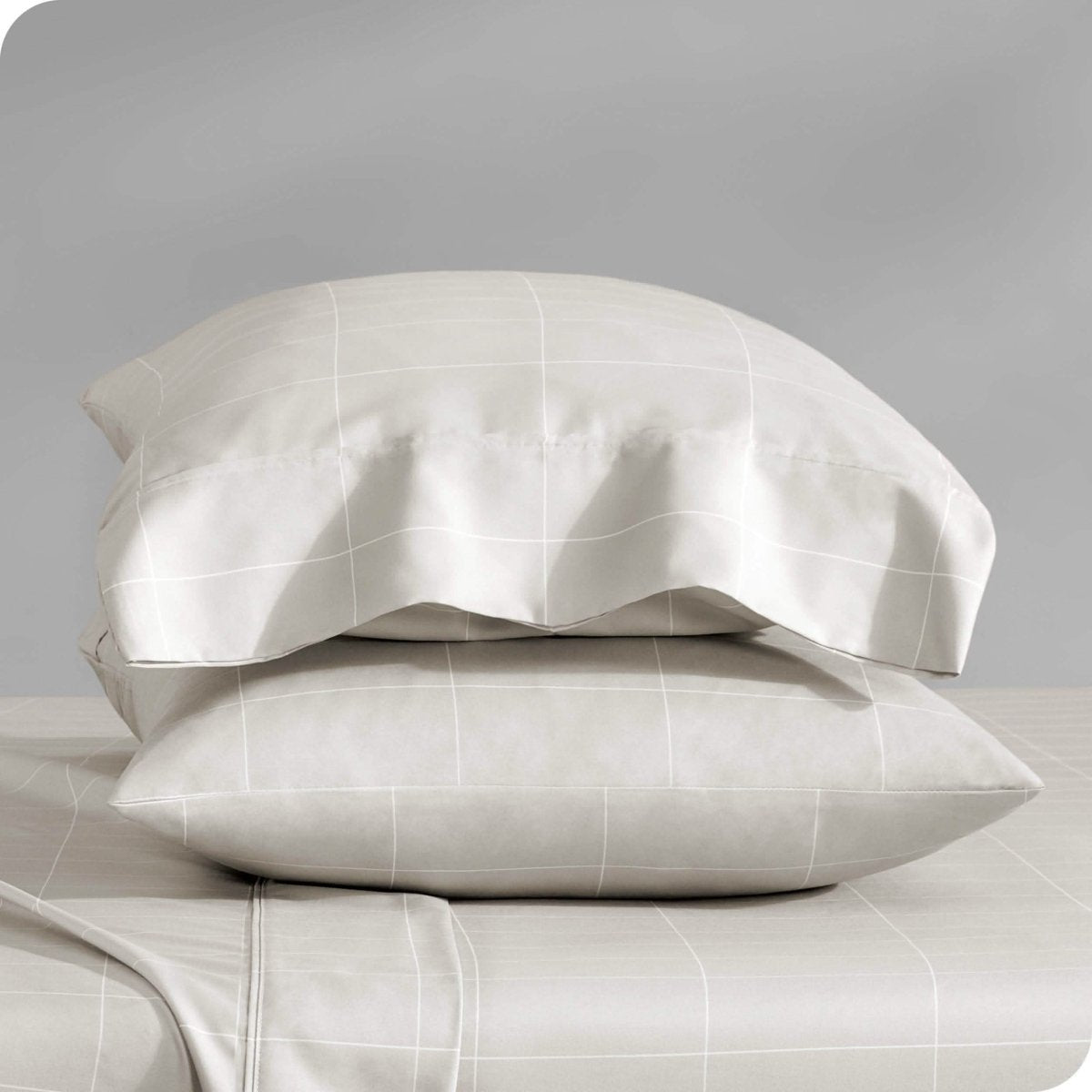 2 pillows stacked