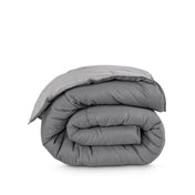 Reversible comforter folded
