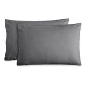 Two flannel pillowcases on a white background