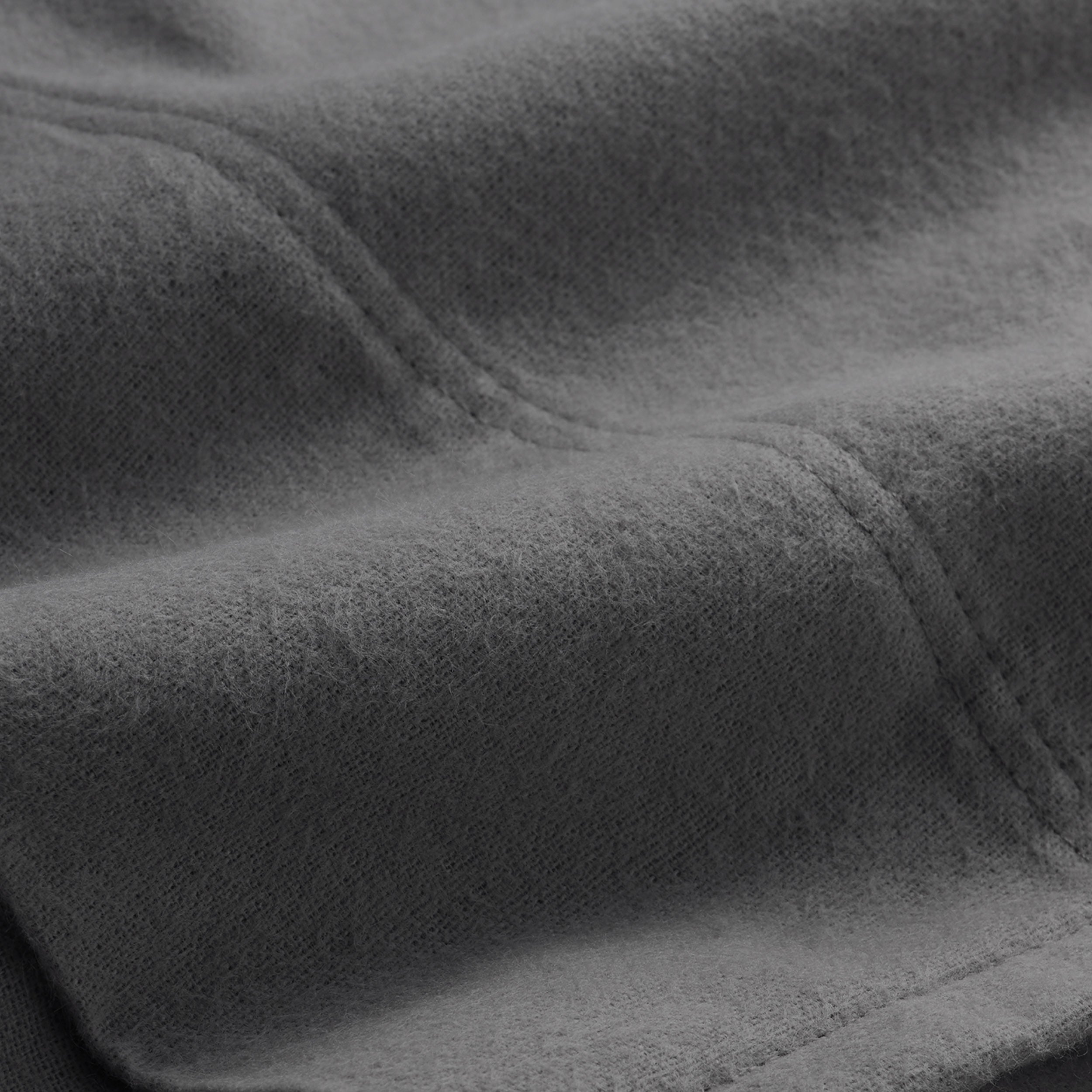 Close-up of a flannel sheet with soft texture