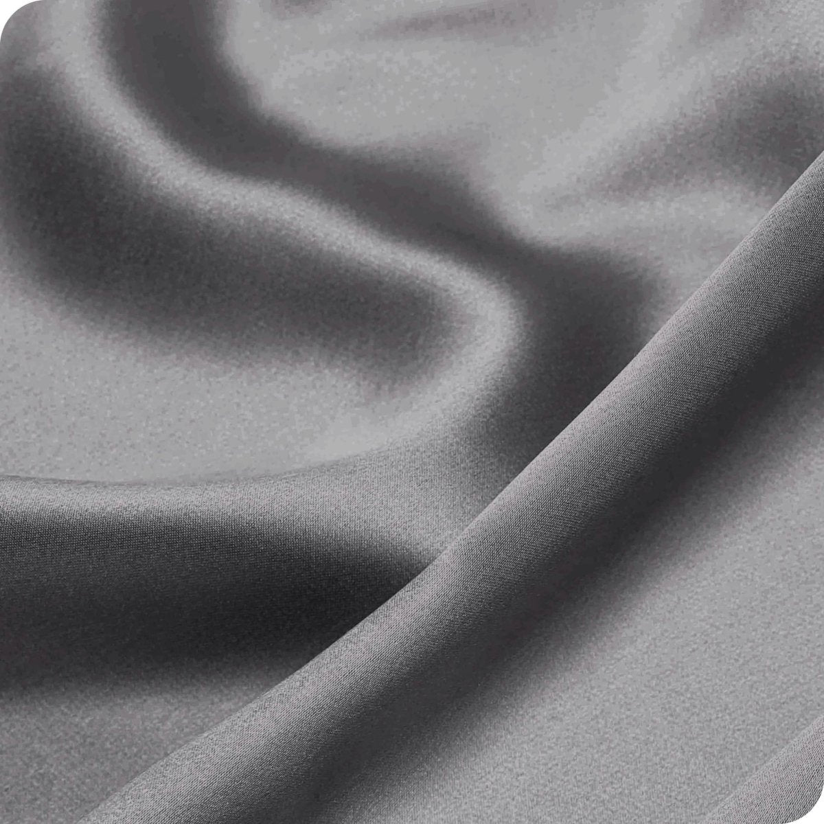 Close up of the satin pillowcase fabric