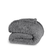 Double sided sherpa blanket folded