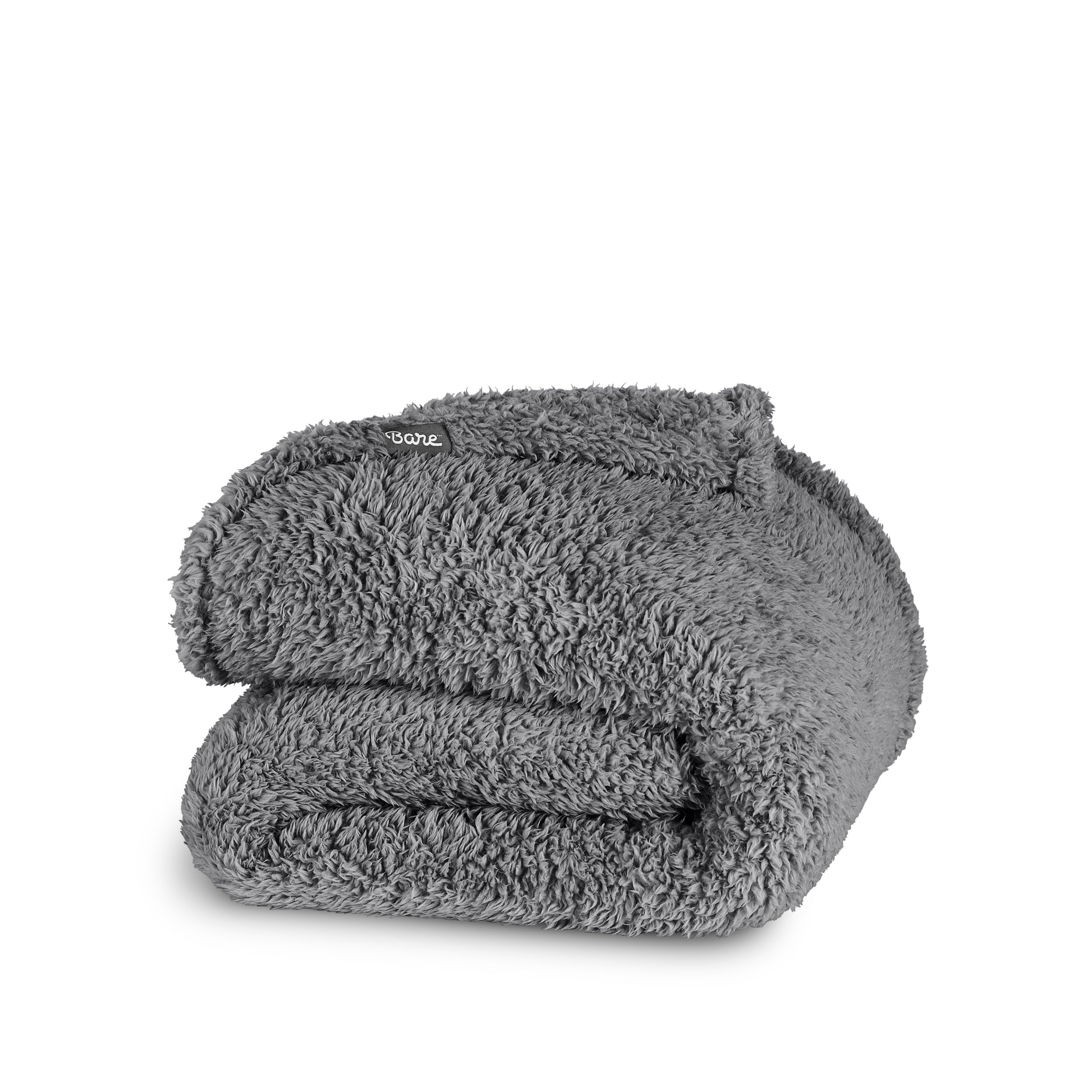 Double sided sherpa blanket folded