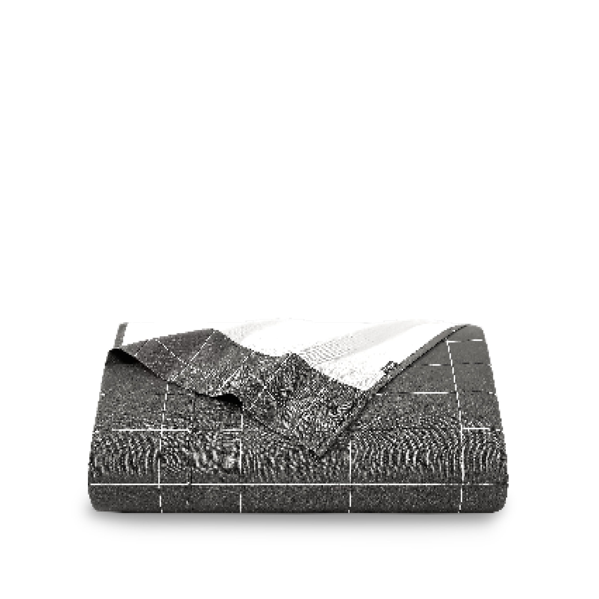 Printed microfiber flat sheet folded