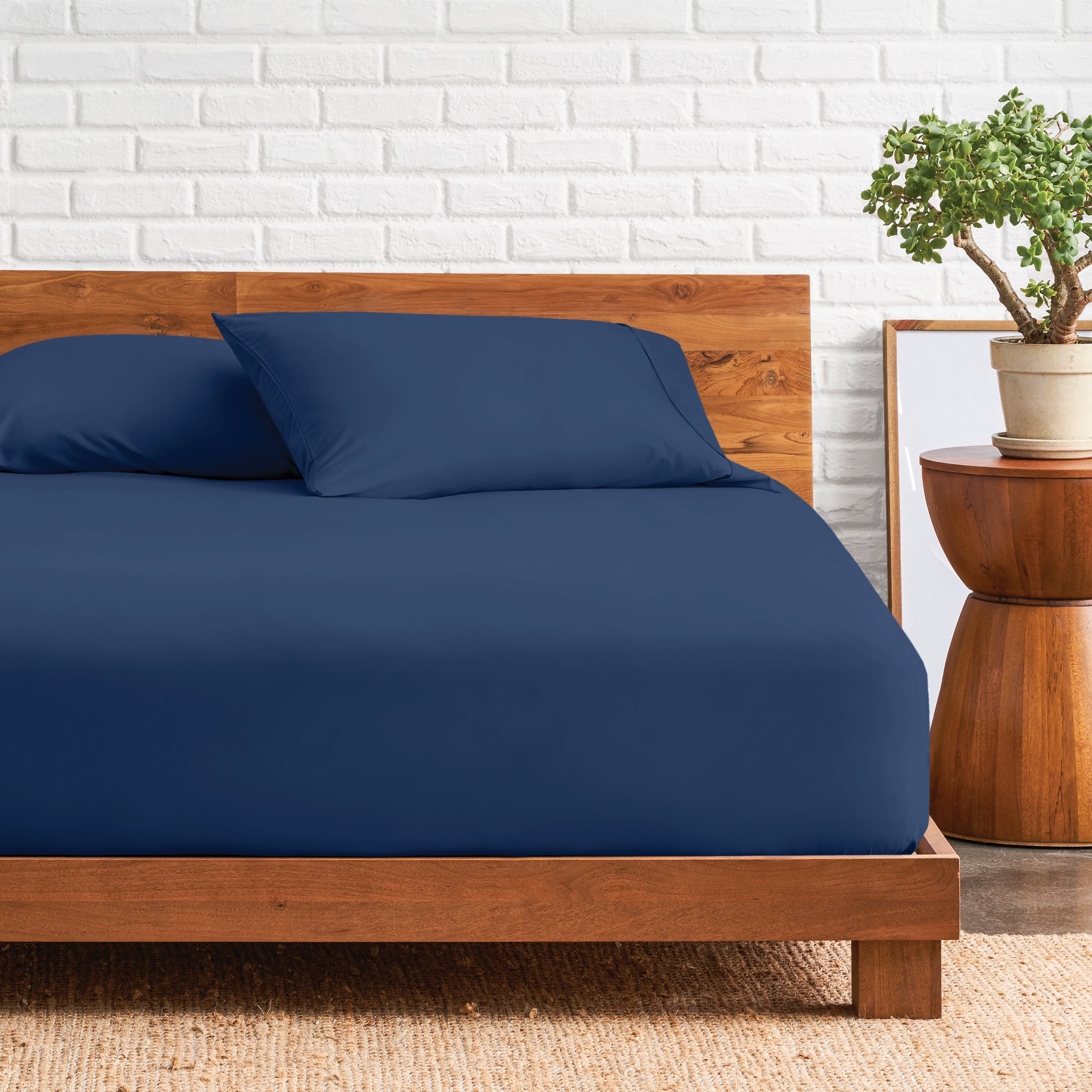 Images Extended Content Microfiber Hydrobrushed Fitted Sheet2