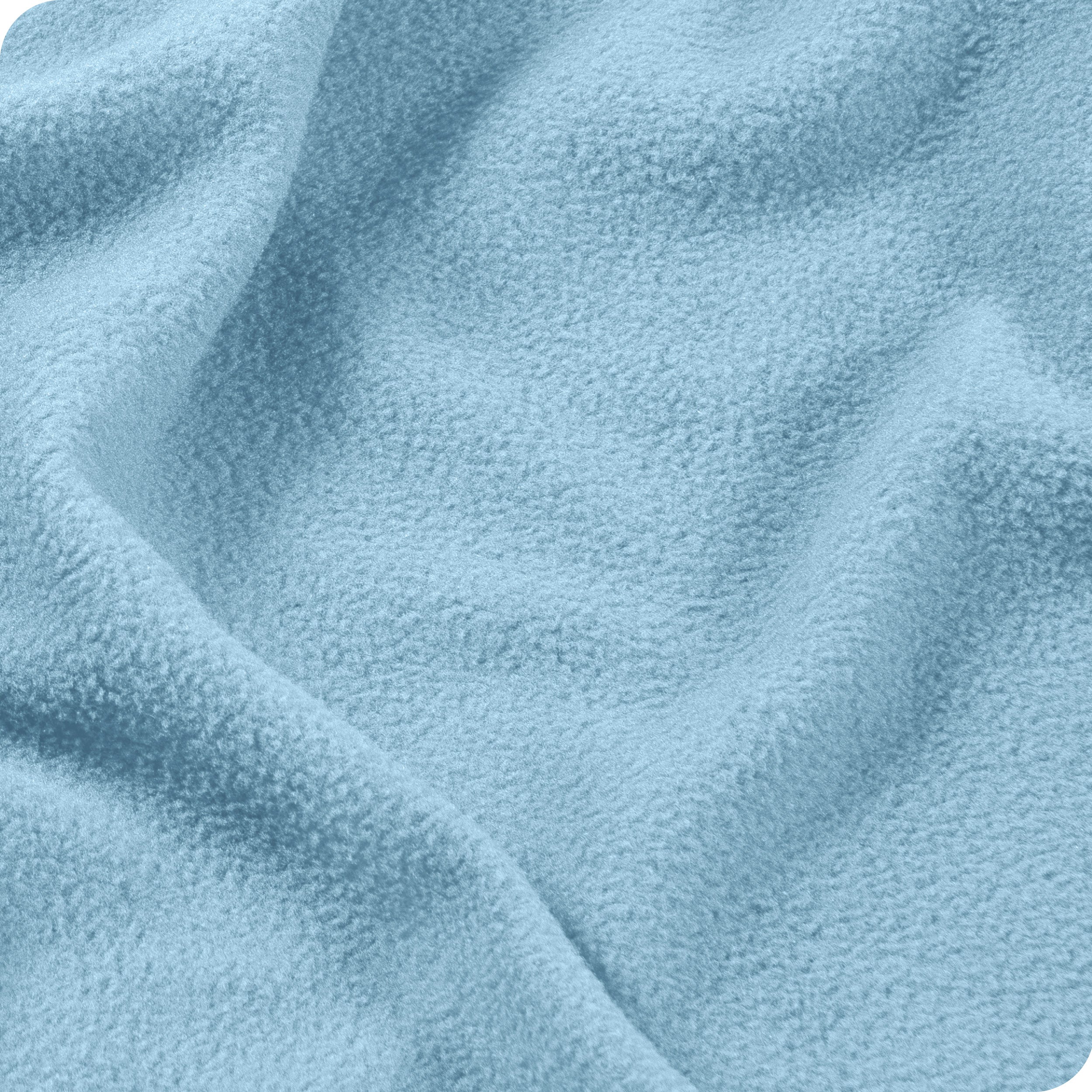 Close-up of polar fleece sheet set fabric