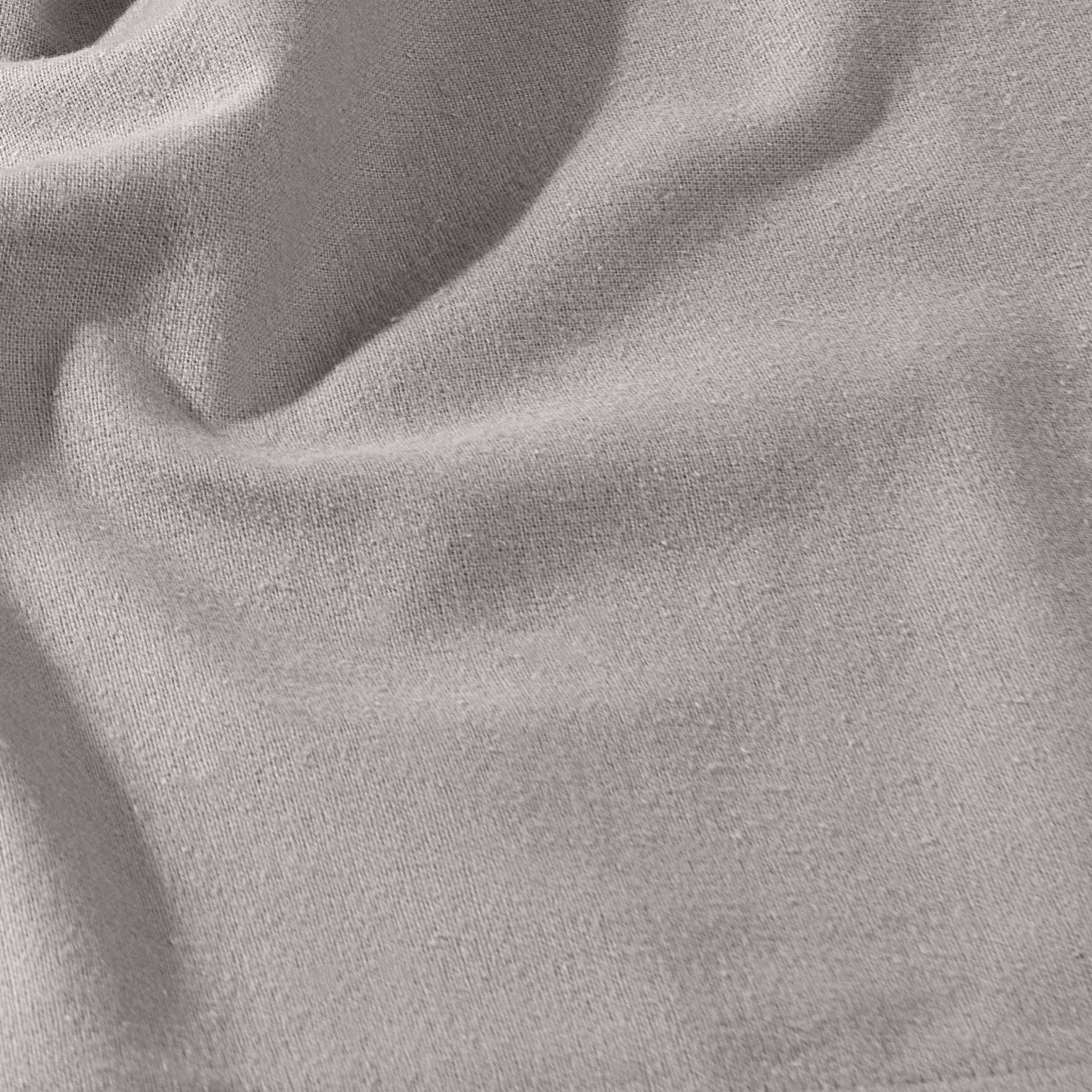 Close up of a flannel fitted sheet