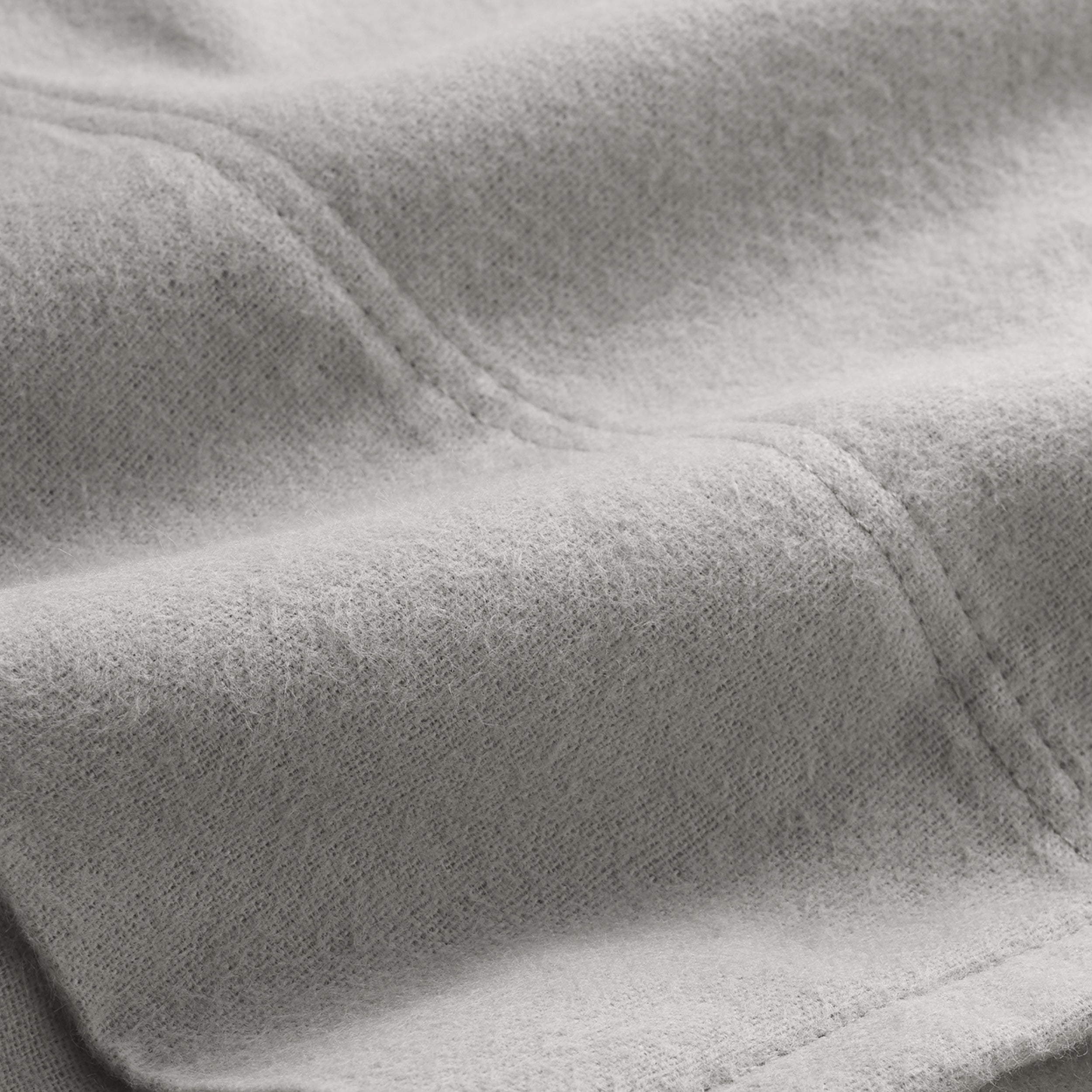 Close-up of a flannel sheet with soft texture