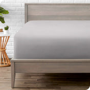 A fitted sheet on a mattress