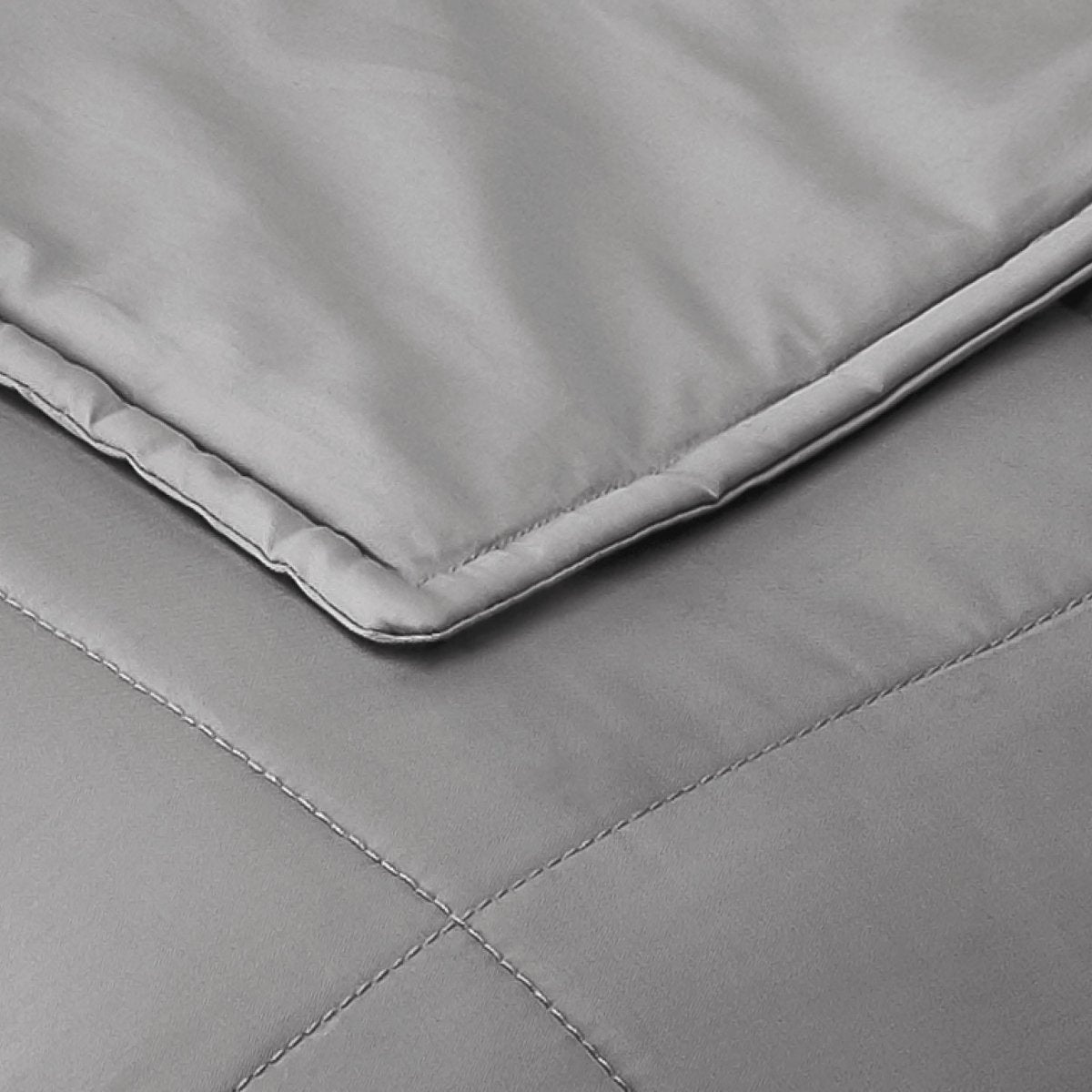 Close-up of a cotton weighted blanket