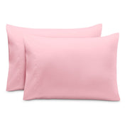 2 pillowcases on pillows