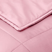 Close-up of a cotton weighted blanket