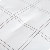 Close up of a printed comforter