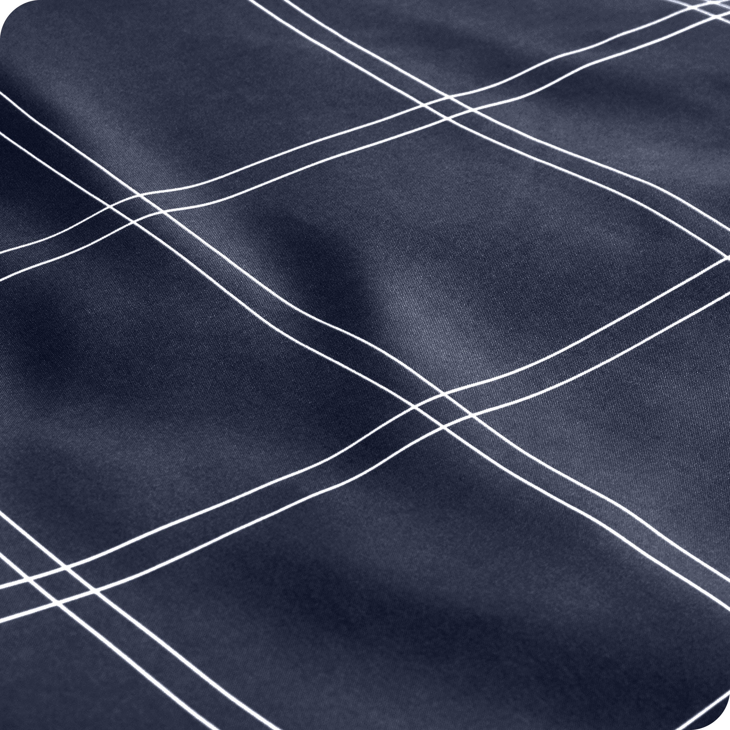Microfiber fitted sheet prints