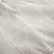 Close up of printed microfiber fabric