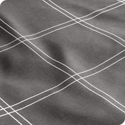 Close up of a microfiber flat sheet