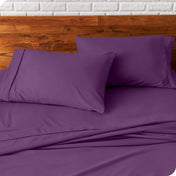 Close up of pillowcases on a bed